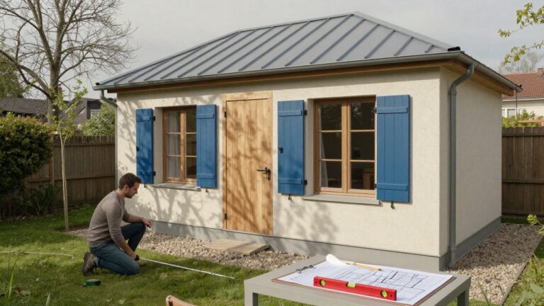 Maison de jardin habitable, un abri sans autorisation de construction