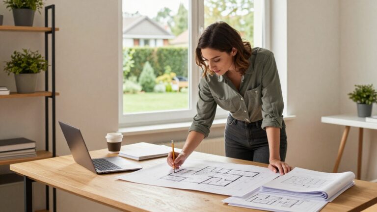 Illustration du prix d'un plan de maison et du permis de construire
